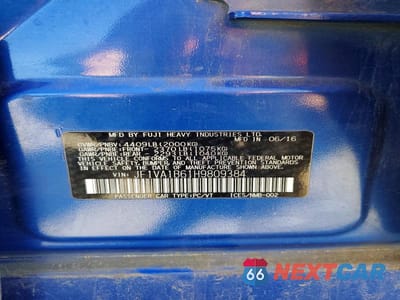 Zdjęcie 12 z 12 samochodu: 2017 SUBARU WRX VIN:JF1VA1B61H9809384 - miniatura