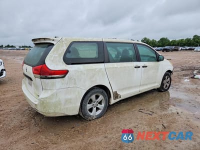 Trzecie zdjęcie samochodu z tyłu: 2013 TOYOTA SIENNA L 7-PASSENGER VIN:5TDZK3DC9DS294539 - miniatura