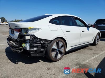 Trzecie zdjęcie samochodu z tyłu: 2023 BMW I4 EDRIVE 40 VIN:WBY73AW0XPFN96713 - miniatura
