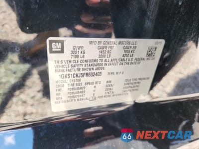 Zdjęcie 13 z 13 samochodu: 2015 GMC YUKON DENALI VIN:1GKS1CKJ5FR632403 - miniatura