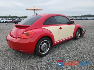 Trzecie zdjęcie samochodu z tyłu: 2013 VOLKSWAGEN BEETLE VIN:3VWJX7ATXDM666946 - miniatura