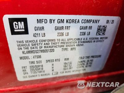 Zdjęcie 13 z 13 samochodu: 2021 BUICK ENCORE GX SELECT VIN:KL4MMDS27MB051320 - miniatura