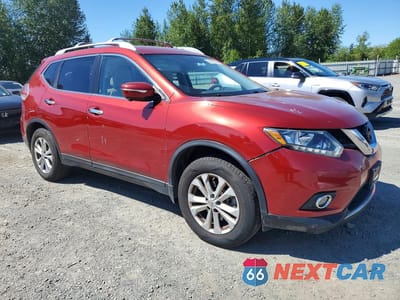 Czwarte zdjęcie samochodu z boku: 2014 NISSAN ROGUE SV VIN:5N1AT2MK4EC849925 - miniatura