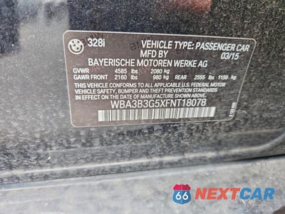 Zdjęcie 13 z 13 samochodu: 2015 BMW 328 XI VIN:WBA3B3G5XFNT18078 - miniatura