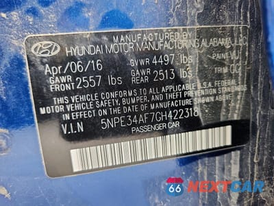 Zdjęcie 13 z 13 samochodu: 2016 HYUNDAI SONATA SPORT VIN:5NPE34AF7GH422318 - miniatura