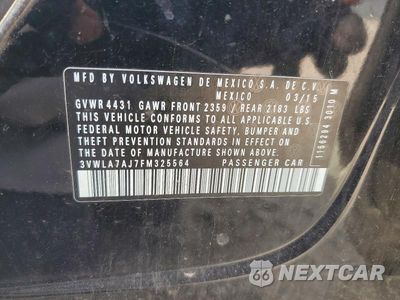 Zdjęcie 12 z 12 samochodu: 2015 VOLKSWAGEN JETTA TDI VIN:3VWLA7AJ7FM325564 - miniatura