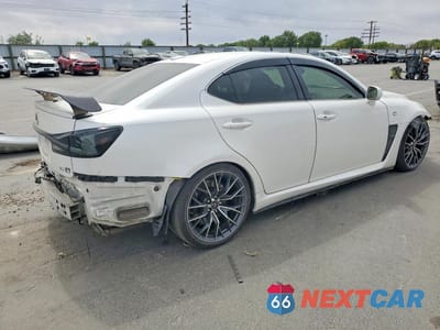 Trzecie zdjęcie samochodu z tyłu: 2012 LEXUS IS F VIN:JTHBP5C23C5010218 - miniatura