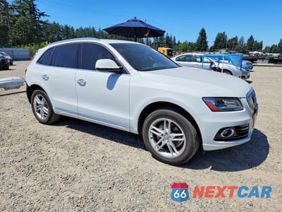 Czwarte zdjęcie samochodu z boku: 2016 AUDI Q5 PREMIUM PLUS VIN:WA1L2AFP1GA129445 - miniatura