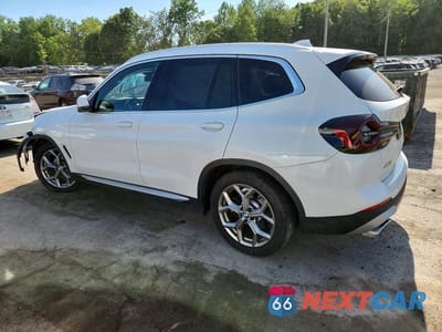 Drugie zdjęcie samochodu z przodu: 2022 BMW X3 XDRIVE30I VIN:5UX53DP07N9K64960 - miniatura