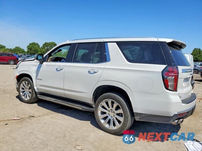 Drugie zdjęcie samochodu z przodu: 2021 CHEVROLET TAHOE K1500 PREMIER VIN:1GNSKSKDXMR140693 - miniatura