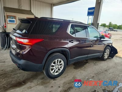 Trzecie zdjęcie samochodu z tyłu: 2019 CHEVROLET TRAVERSE LT VIN:1GNERHKW1KJ190651 - miniatura