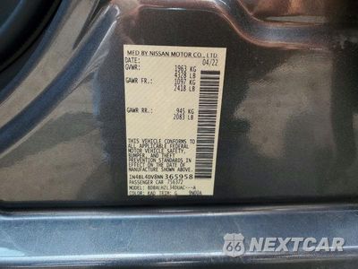 Zdjęcie 25 z 26 samochodu: 2022 NISSAN ALTIMA SV VIN:1N4BL4DV8NN365958 - miniatura