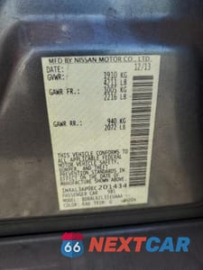 Zdjęcie 13 z 13 samochodu: 2014 NISSAN ALTIMA 2.5 S VIN:1N4AL3AP0EC201434 - miniatura