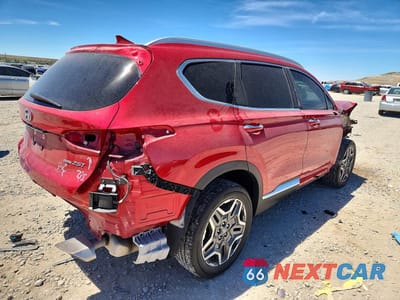 Trzecie zdjęcie samochodu z tyłu: 2022 HYUNDAI SANTA FE LIMITED VIN:5NMS4DAL0NH385287 - miniatura