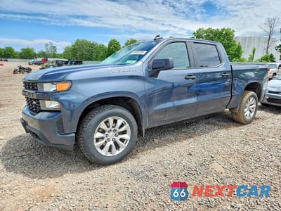 2021 CHEVROLET SILVERADO K1500 CUSTOM 1GCPYBEK5MZ324849 - główne zdjęcie licytacji z USA - miniatura