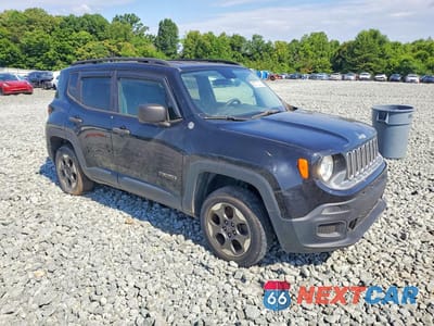 Czwarte zdjęcie samochodu z boku: 2017 JEEP RENEGADE SPORT VIN:ZACCJBAB2HPF86227 - miniatura