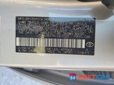Zdjęcie 12 z 12 samochodu: 2010 TOYOTA COROLLA LE VIN:JTDBU4EE9AJ067023 - miniatura