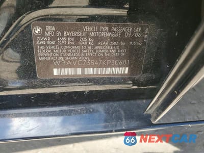 Zdjęcie 12 z 12 samochodu: 2007 BMW 328 XI SULEV VIN:WBAVC73547KP30681 - miniatura