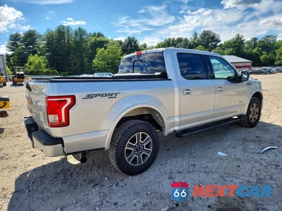 Trzecie zdjęcie samochodu z tyłu: 2016 FORD F150 SUPERCREW VIN:1FTEW1EG7GFC48558 - miniatura