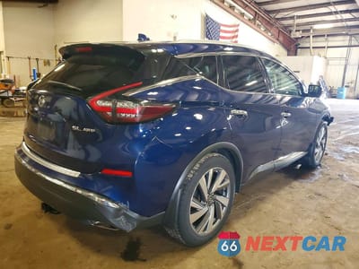 Trzecie zdjęcie samochodu z tyłu: 2020 NISSAN MURANO SL VIN:5N1AZ2CS4LN174904 - miniatura
