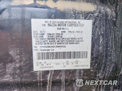 Zdjęcie 13 z 13 samochodu: 2012 MAZDA 6 I VIN:1YVHZ8EH0C5M41022 - miniatura