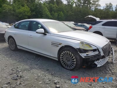 Czwarte zdjęcie samochodu z boku: 2023 GENESIS ELECTRIFIED G80 BASE VIN:KMTGE4S11PU005838 - miniatura