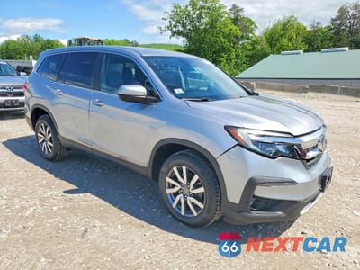 Czwarte zdjęcie samochodu z boku: 2021 HONDA PILOT EX VIN:5FNYF6H35MB029083 - miniatura