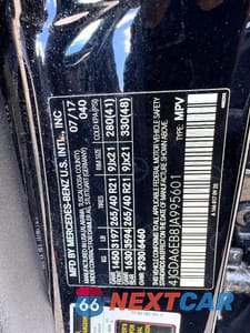 Zdjęcie 10 z 14 samochodu: 2018 MERCEDES-BENZ GLE 43 AMG VIN:4JGDA6EB8JA995601 - miniatura