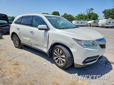 Czwarte zdjęcie samochodu z boku: 2016 ACURA MDX TECHNOLOGY VIN:5FRYD4H45GB011849 - miniatura