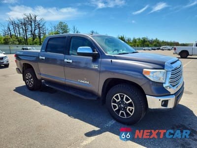 Czwarte zdjęcie samochodu z boku: 2014 TOYOTA TUNDRA CREWMAX LIMITED VIN:5TFHY5F16EX378542 - miniatura