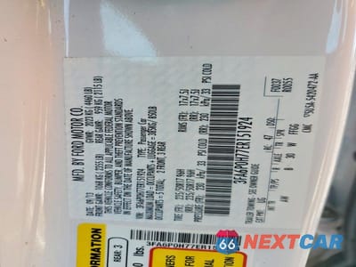 Zdjęcie 12 z 12 samochodu: 2014 FORD FUSION SE VIN:3FA6P0H77ER151924 - miniatura