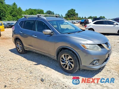 Czwarte zdjęcie samochodu z boku: 2014 NISSAN ROGUE SL VIN:5N1AT2MV0EC795579 - miniatura