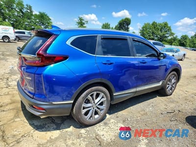 Trzecie zdjęcie samochodu z tyłu: 2021 HONDA CR-V TOURING VIN:7FARW2H98ME033652 - miniatura