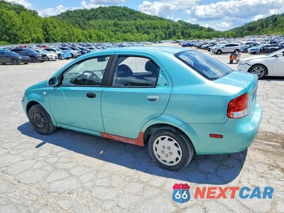 Drugie zdjęcie samochodu z przodu: 2006 CHEVROLET AVEO BASE VIN:KL1TD56666B526485 - miniatura