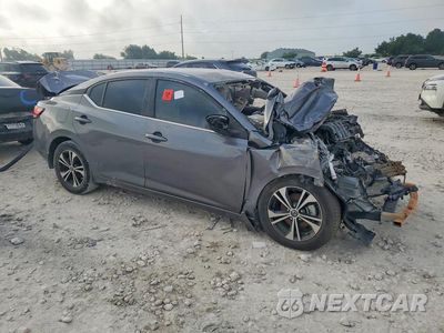 Czwarte zdjęcie samochodu z boku: 2021 NISSAN SENTRA SV VIN:3N1AB8CV0MY257291 - miniatura