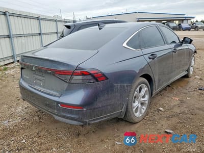 Trzecie zdjęcie samochodu z tyłu: 2025 HONDA ACCORD LX VIN:1HGCY1F24SA000991 - miniatura