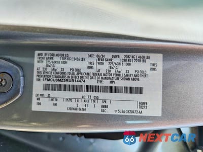 Zdjęcie 13 z 13 samochodu: 2024 FORD ESCAPE ST LINE VIN:1FMCU0MZ5RUB14474 - miniatura