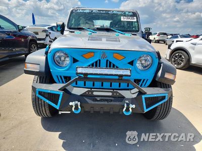 Piąte zdjęcie samochodu w środku: 2021 JEEP WRANGLER UNLIMITED SPORT VIN:1C4HJXDG3MW658866 - miniatura