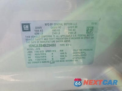 Zdjęcie 12 z 12 samochodu: 2016 CHEVROLET TRAX 1LT VIN:3GNCJLSB4GL234060 - miniatura