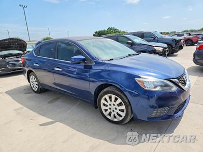 Czwarte zdjęcie samochodu z boku: 2016 NISSAN SENTRA S VIN:3N1AB7AP8GY218094 - miniatura