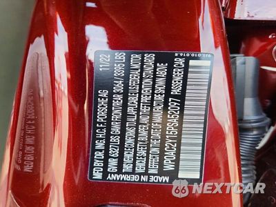 Zdjęcie 12 z 12 samochodu: 2023 PORSCHE TAYCAN TURBO VIN:WP0AC2Y15PSA52097 - miniatura