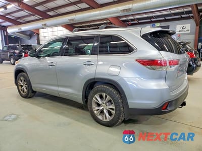 Drugie zdjęcie samochodu z przodu: 2014 TOYOTA HIGHLANDER XLE VIN:5TDJKRFH1ES067839 - miniatura
