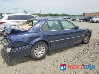 Trzecie zdjęcie samochodu z tyłu: 2001 BMW 740 I AUTOMATIC VIN:WBAGG83491DN88849 - miniatura