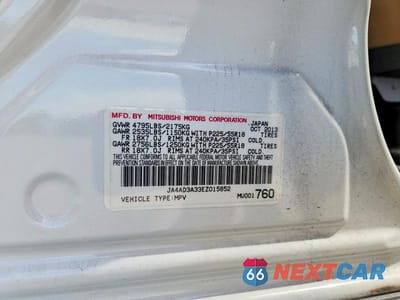 Zdjęcie 14 z 14 samochodu: 2014 MITSUBISHI OUTLANDER SE VIN:JA4AD3A33EZ015852 - miniatura