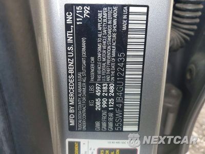 Zdjęcie 12 z 12 samochodu: 2016 MERCEDES-BENZ C 300 VIN:55SWF4JB4GU122435 - miniatura