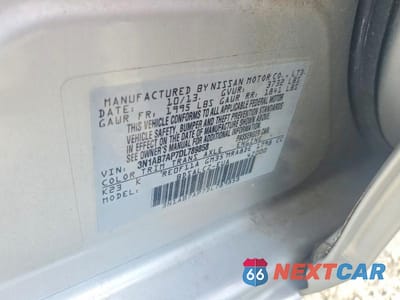 Zdjęcie 12 z 12 samochodu: 2013 NISSAN SENTRA S VIN:3N1AB7AP7DL789858 - miniatura