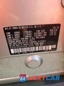 Zdjęcie 13 z 13 samochodu: 2016 HONDA HR-V LX VIN:3CZRU6H35GM714575 - miniatura
