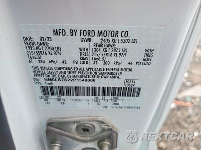 Zdjęcie 13 z 13 samochodu: 2023 FORD TRANSIT CONNECT XL VIN:NM0LS7S22P1549666 - miniatura
