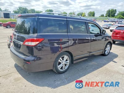 Trzecie zdjęcie samochodu z tyłu: 2011 NISSAN QUEST 3.5 S VIN:JN8AE2KP4B9007175 - miniatura