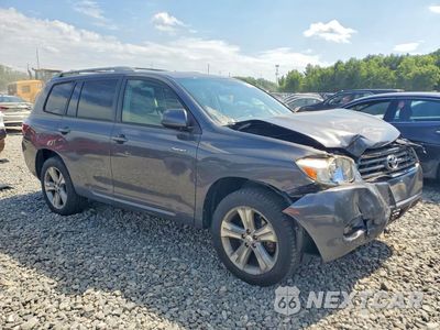 Czwarte zdjęcie samochodu z boku: 2008 TOYOTA HIGHLANDER SPORT VIN:JTEES43A582056345 - miniatura